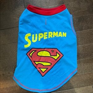 DC Comics Superman Pet Shirt in Blue and Red
Size large